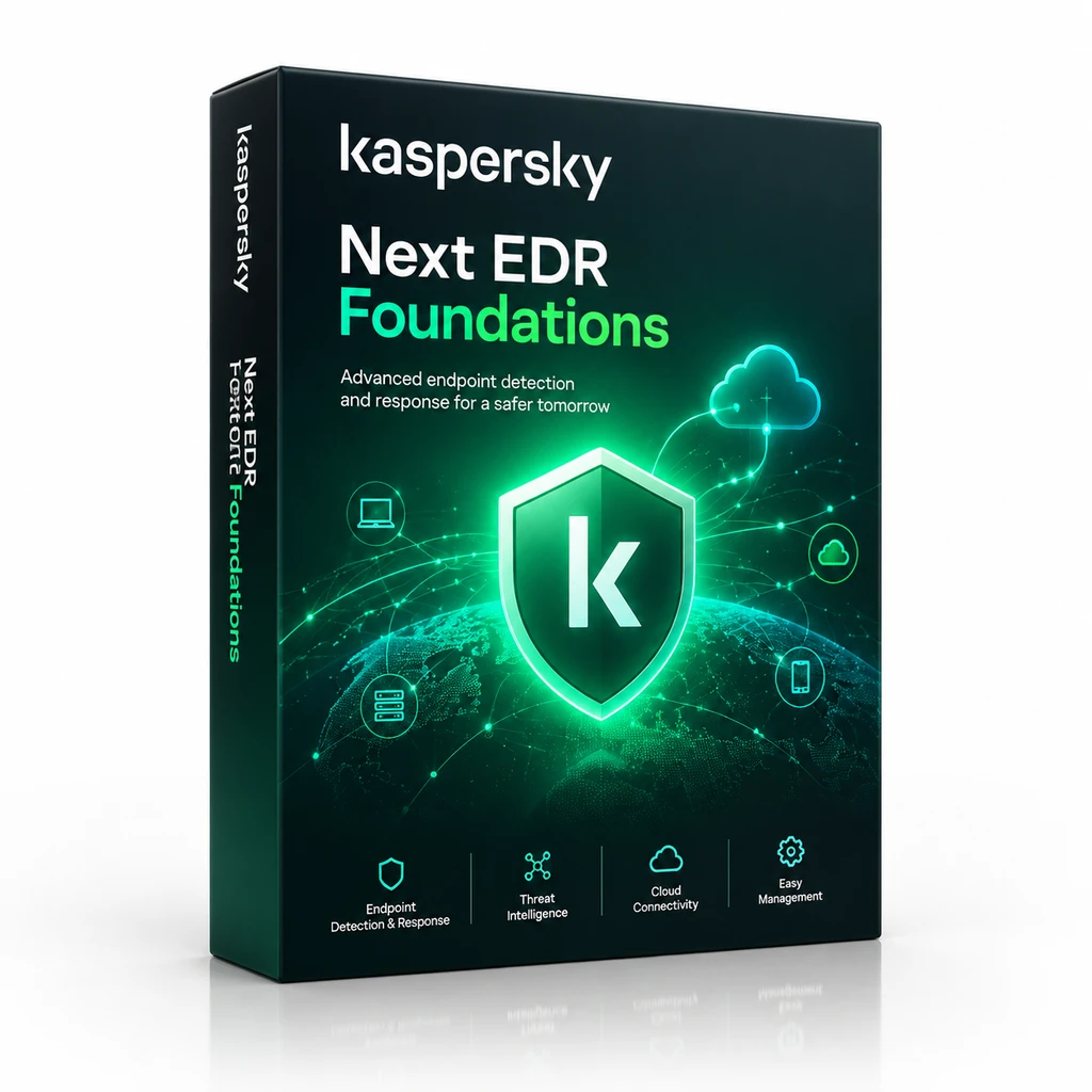 باکس لایسنس اورجینال Kaspersky Next EDR Foundations - امنیت ابری کسپرسکی